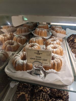 Vegan Bundt cake at Ithaca Bakery - Meadow St in Ithaca