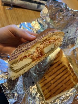 not melted cheese   at Ithaca Bakery - Meadow St in Ithaca