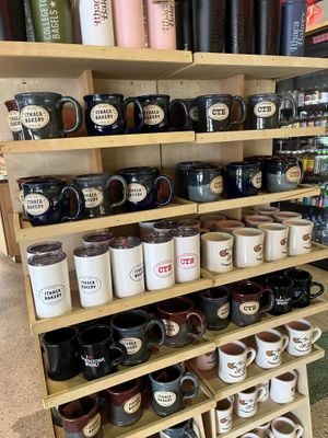Cute mugs   at Ithaca Bakery - Meadow St in Ithaca