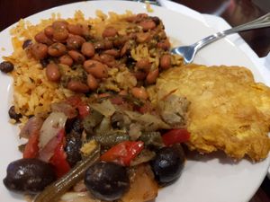 4 of the buffet options. at Upohar Vegetarian Restaurant in Lancaster