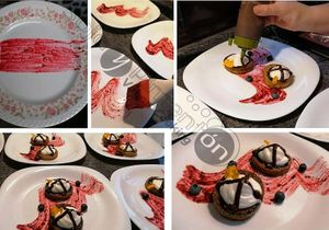 Our favorite tempeh with hot chocolate and merengue. All vegan of course at Private Chef - Emotional Vegan Food in Lanzarote