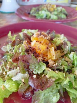 Orange and chocolate salad at Private Chef - Emotional Vegan Food in Lanzarote