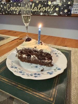 Even with a birthday candle 🥹  at Private Chef - Emotional Vegan Food in Lanzarote