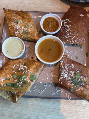 Fusion veggie dosa  at The 2nd Wife in Dusseldorf