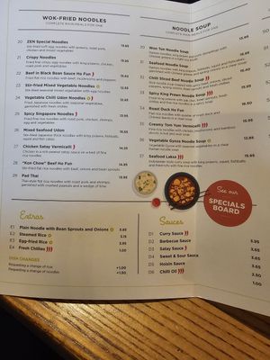  at Zen Noodle Bar in Florida