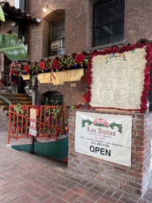 Outside  at Las Anitas in Los Angeles