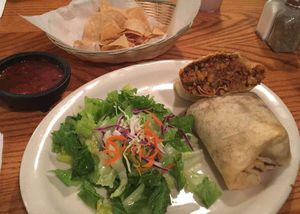 soyrizo burrito at Las Anitas in Los Angeles