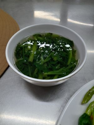 Free soup at Quán Chay Liên Yến in Ho Chi Minh City