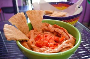 Hummus at New York Soup Kitchen in Queretaro
