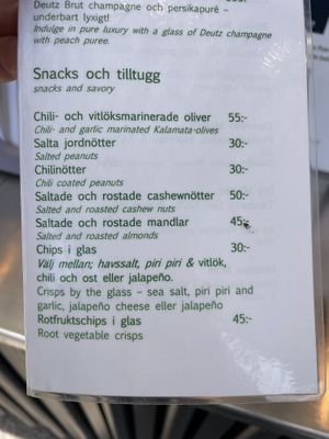   at Kerstin & Britt Strömparterren Bar Café Restaurant in Stockholms Län