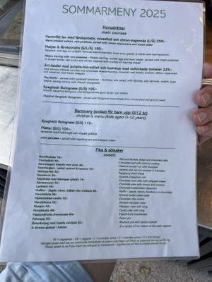   at Kerstin & Britt Strömparterren Bar Café Restaurant in Stockholms Län