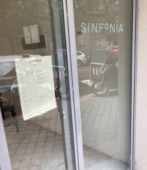  at Sinfonía Specialty Coffee in Madrid