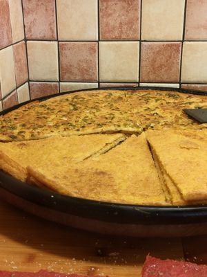 Farinata di porri at Tuchetin  in Laigueglia