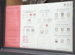 Considerit menu at Considerit in Edinburgh