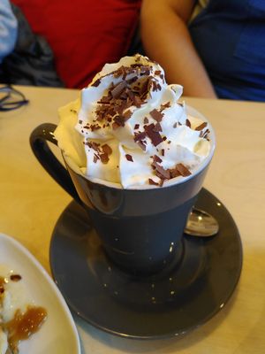 hot chocolate at Considerit in Edinburgh