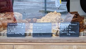 A few baked goods on offer at Considerit in Edinburgh