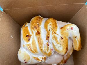 Eaton mess doughnut  at Considerit in Edinburgh