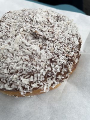Bounty doughnut  at Considerit in Edinburgh