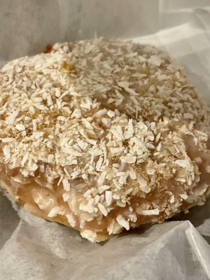 Passion fruit doughnut   at Considerit in Edinburgh