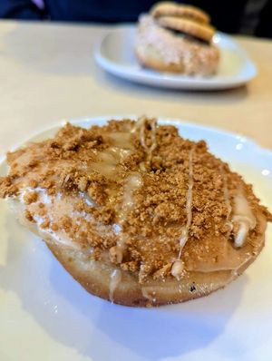 Biscoff donut at Considerit in Edinburgh
