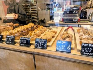 Donut selection at Considerit in Edinburgh