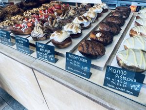 Donut selection  at Considerit in Edinburgh