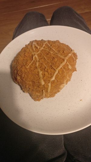 Biscoff doughnut at Considerit in Edinburgh