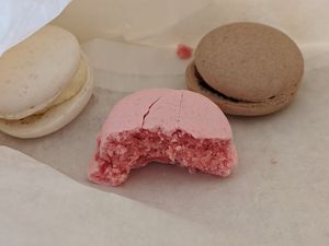vegan macarons at Considerit in Edinburgh