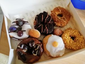 Doughnut delivery at Considerit in Edinburgh