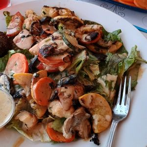 Wood-Fired Vegetable Salad at Pita Jungle in Chandler