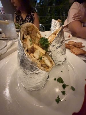 Spicy tofu wrap   at Pita Jungle in Chandler