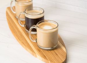 latte, flat white, americano at Waveryder Coffee  in Yorba Linda