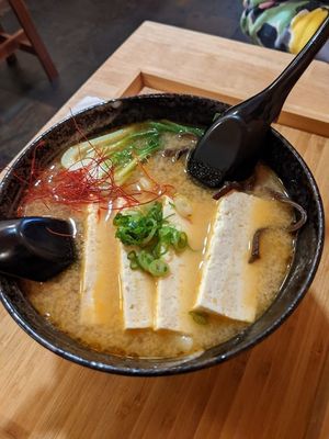 Tofu Tan Tan Udon (~$20) at Tensai in New York City