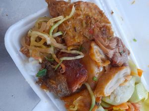 My take away vegan food at Cơm Chay Bồ Đề Tân Phú  in Ho Chi Minh City