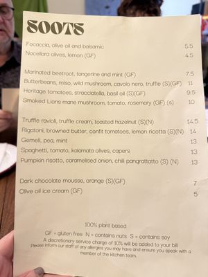   at Soots  in Manchester