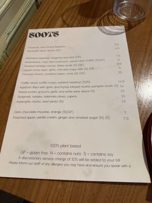   at Soots  in Manchester