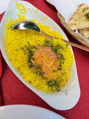 Rice at Satluj Restaurant in Bayern