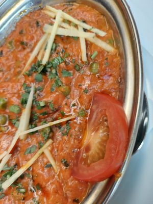 Chana Masala at Satluj Restaurant in Bayern