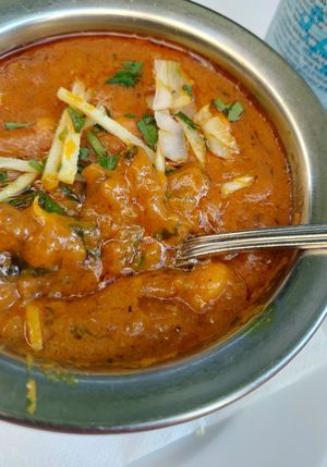 Baigan Ka Bharta at Satluj Restaurant in Bayern