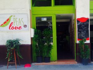 Street view at Peas and Love in Budapest