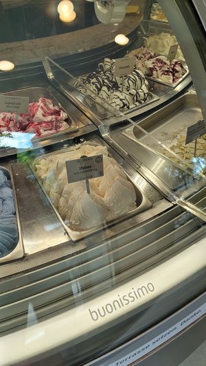 Cooling counter at Buonissimo Eismanufaktur in Bayern