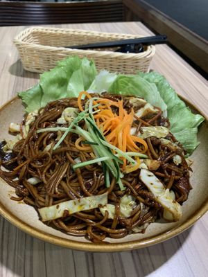 Mamak noodles sans egg at KUL - BMS Organics - KLIA2 in Sepang