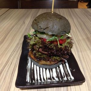 Vegan burger (large size) at KUL - BMS Organics - KLIA2 in Sepang