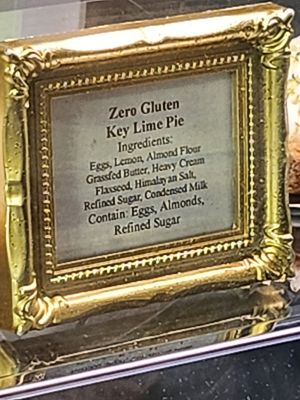 Not vegan at Archetti's Bakery in Miami