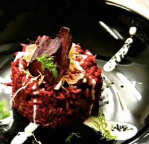 barbabietole e aioli  at Soda in Alba