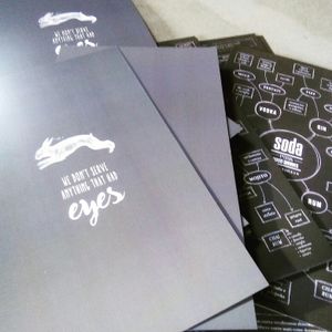 menu at Soda in Alba