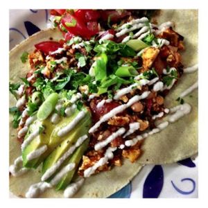 Rancheros at Yuli's Lunch Box in Haifa