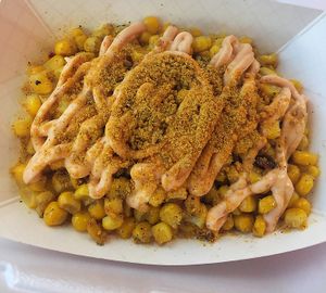 vegan mexi corn at Taco Bros - Food Truck in Fargo