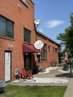 Outsidee  at Wild roots eatery in Northampton