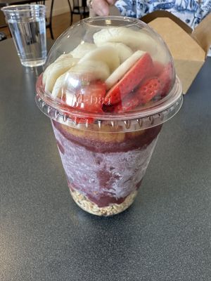 Açaí bowl  at Wild roots eatery in Northampton